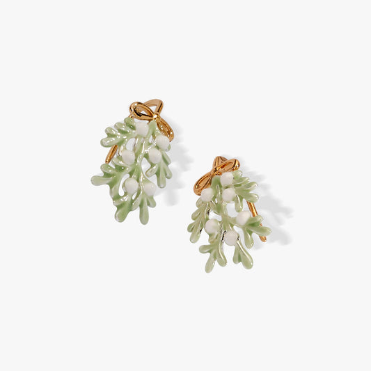 Alex and Ani Mistletoe Earrings