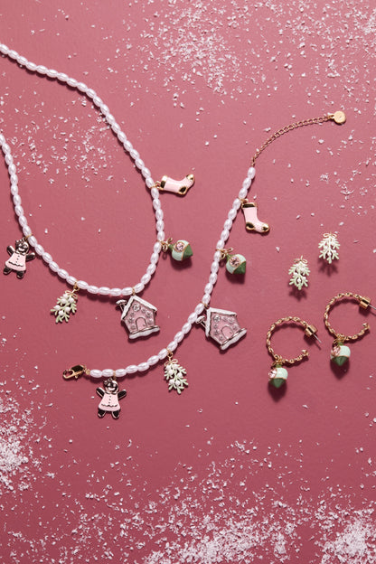 Alex and Ani Mistletoe Earrings