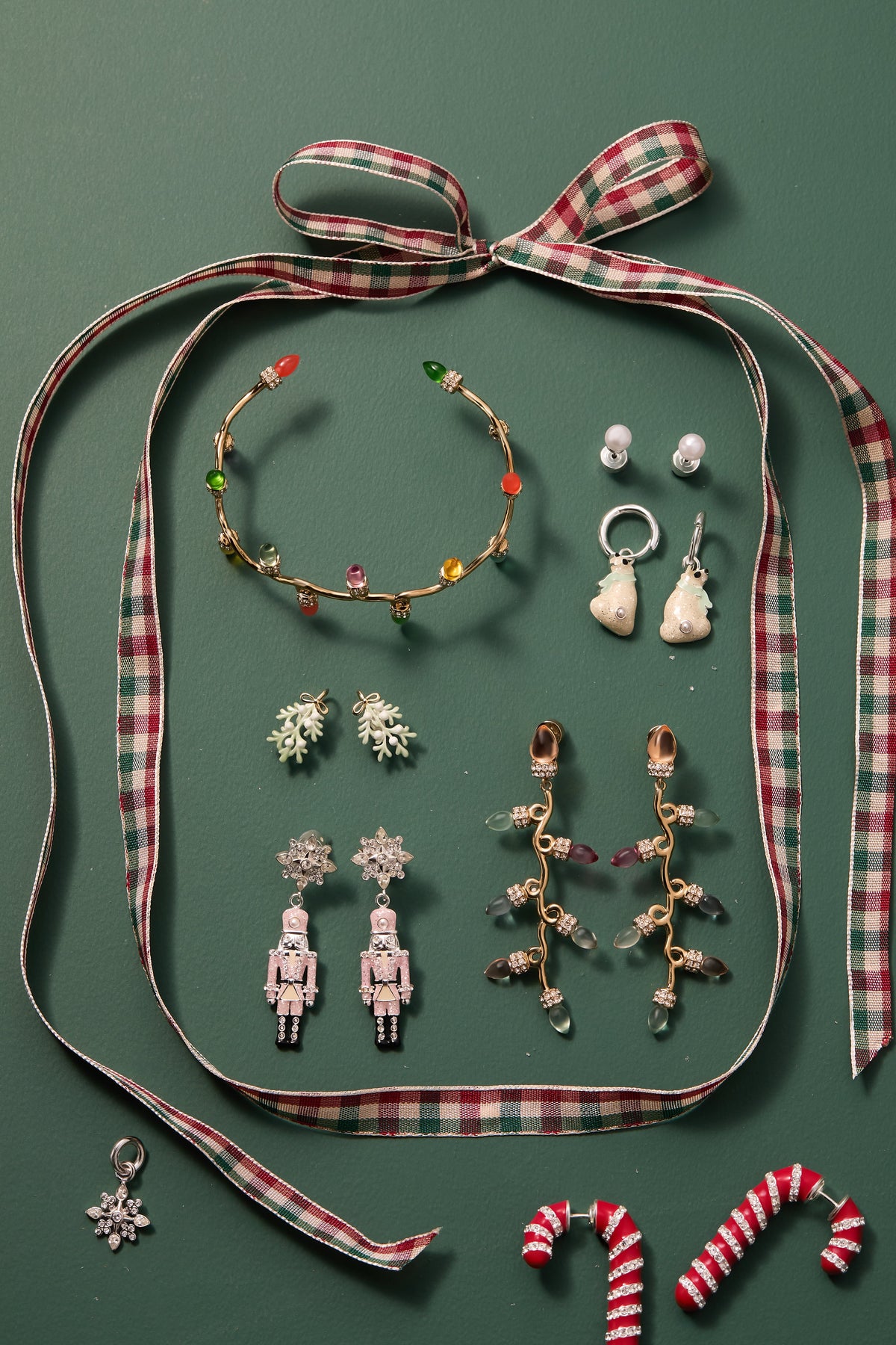 Alex and Ani Mistletoe Earrings