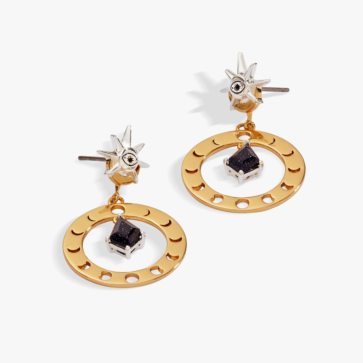 Alex and Ani Moon Phase Statement Earring