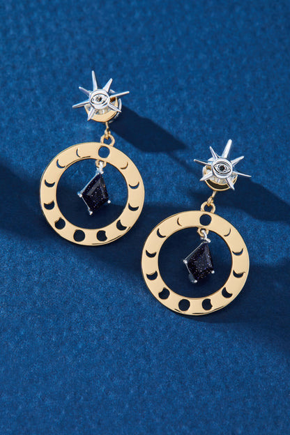 Alex and Ani Moon Phase Statement Earring