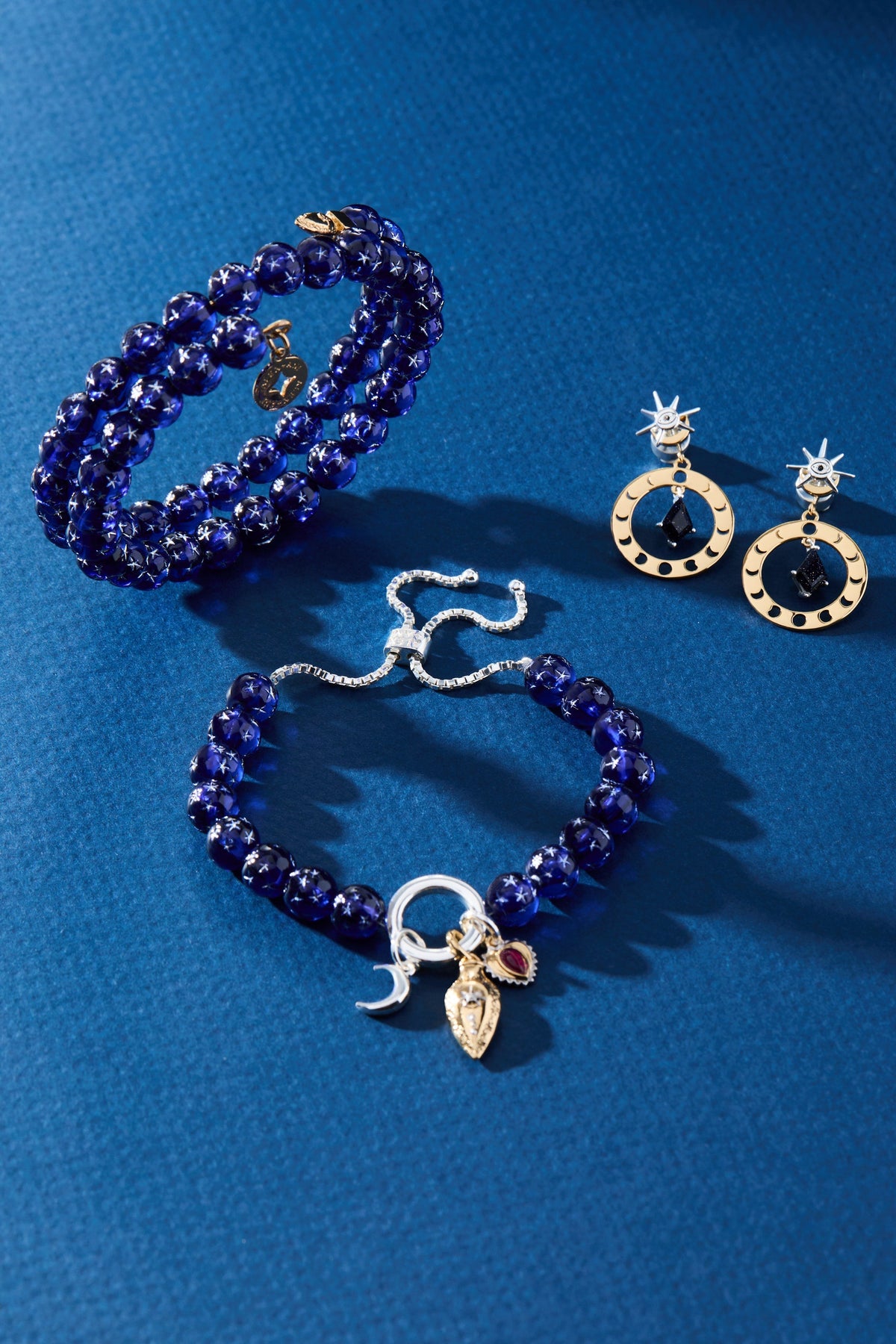 Alex and Ani Moon Phase Statement Earring