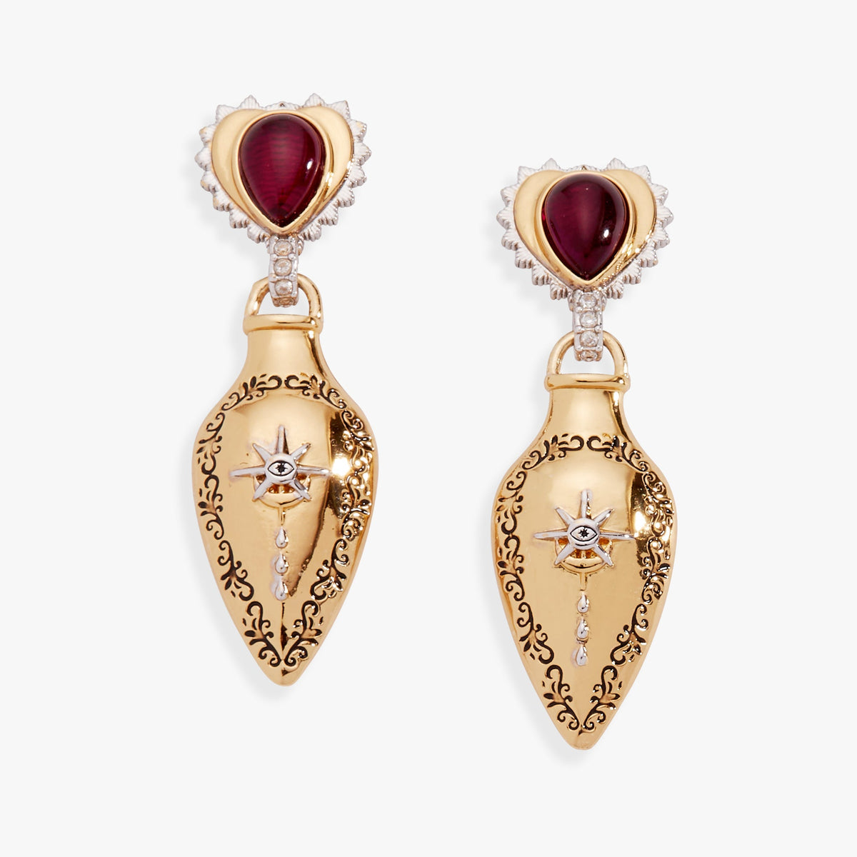 Alex and Ani Moon Magic Potion Bottle Drop Earring