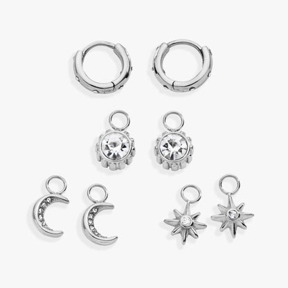 Alex and Ani Celestial Interchangeable Huggie Set of 4