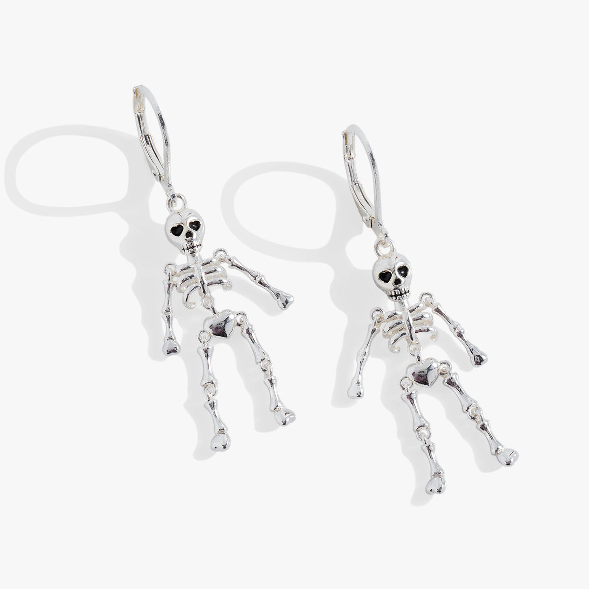 Alex and Ani Skeleton Drop Earring
