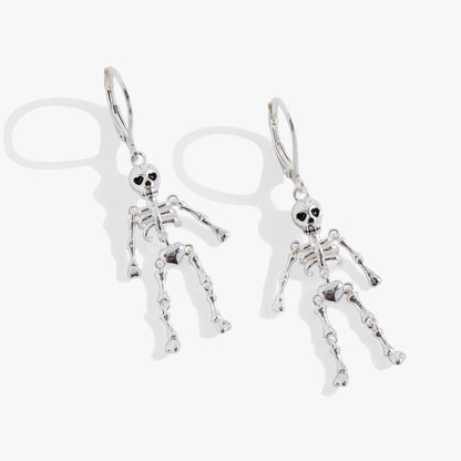 Alex and Ani Skeleton Drop Earring