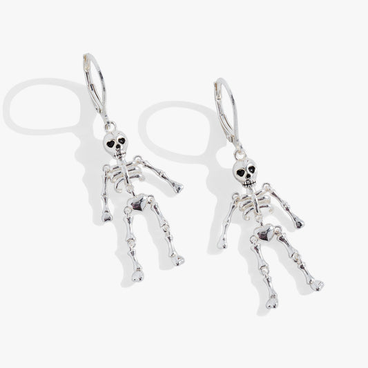 Alex and Ani Skeleton Drop Earring