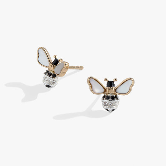Alex and Ani Bee Stud Earrings