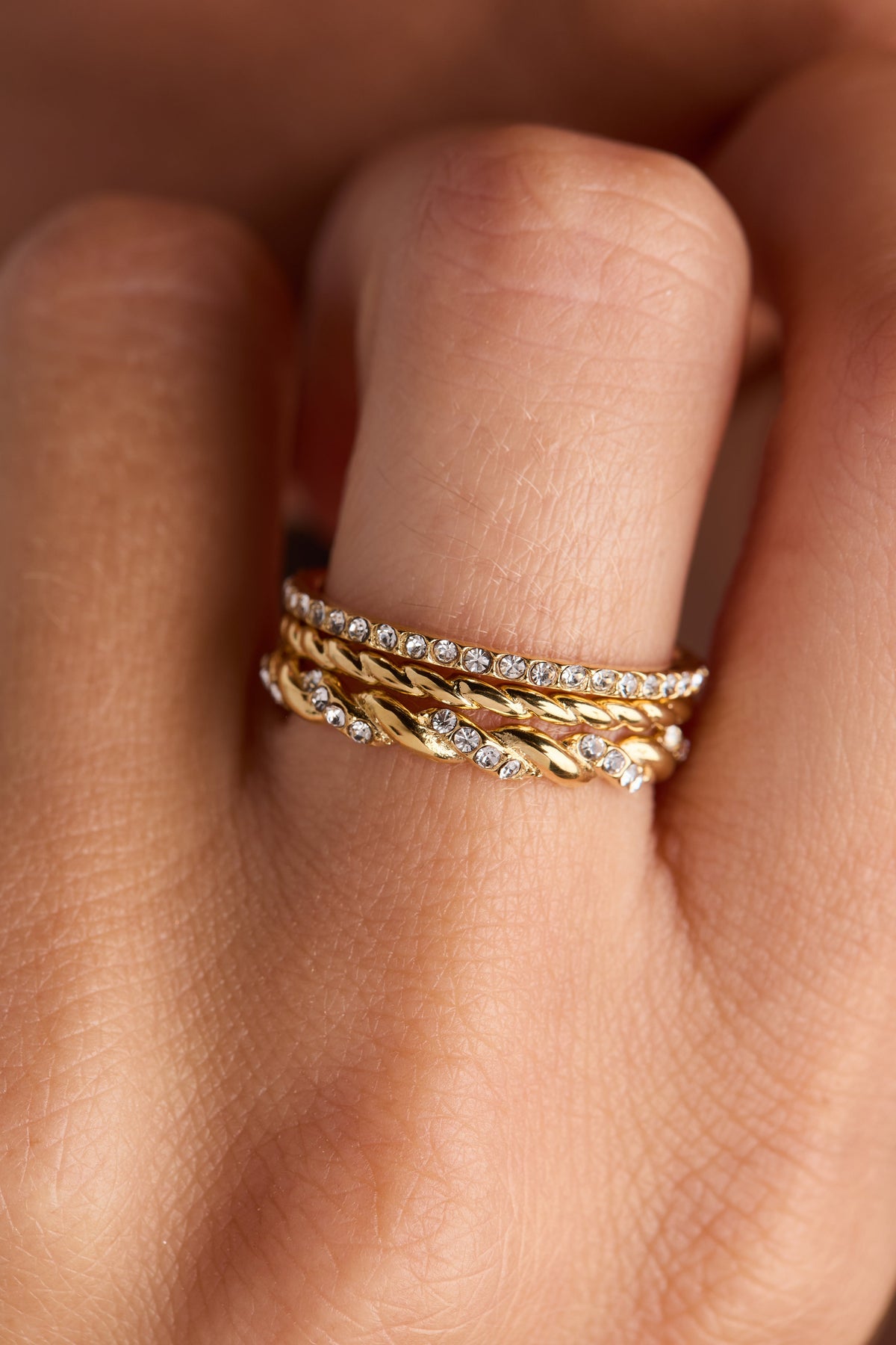 Alex and Ani 3 ring set-rope