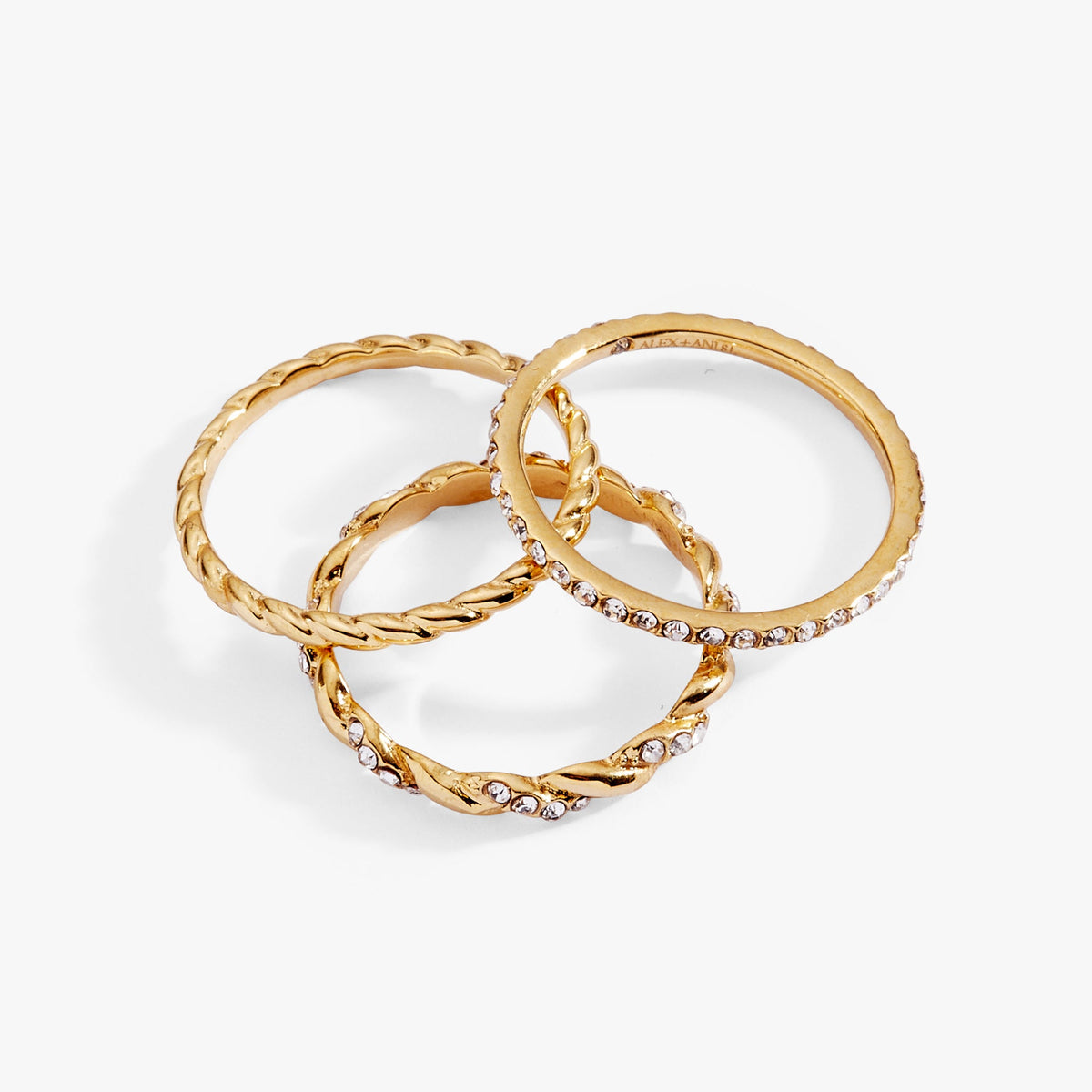 Alex and Ani 3 ring set-rope