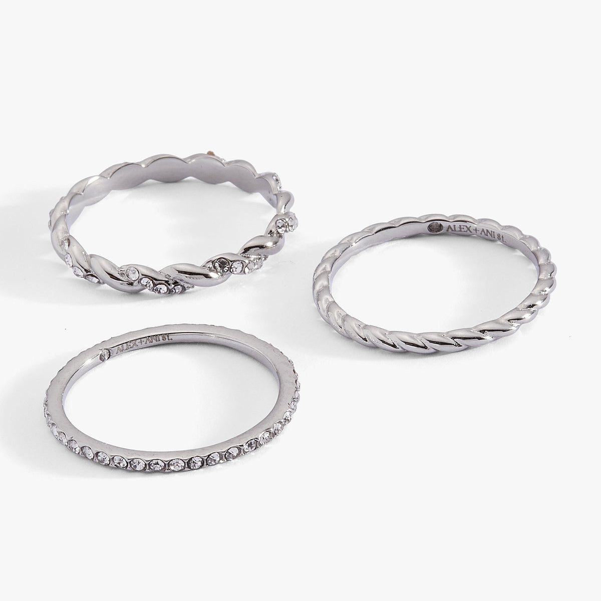 Alex and Ani 3 ring set-rope