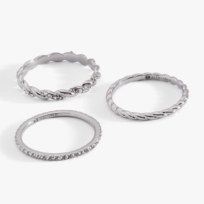 Alex and Ani 3 ring set-rope