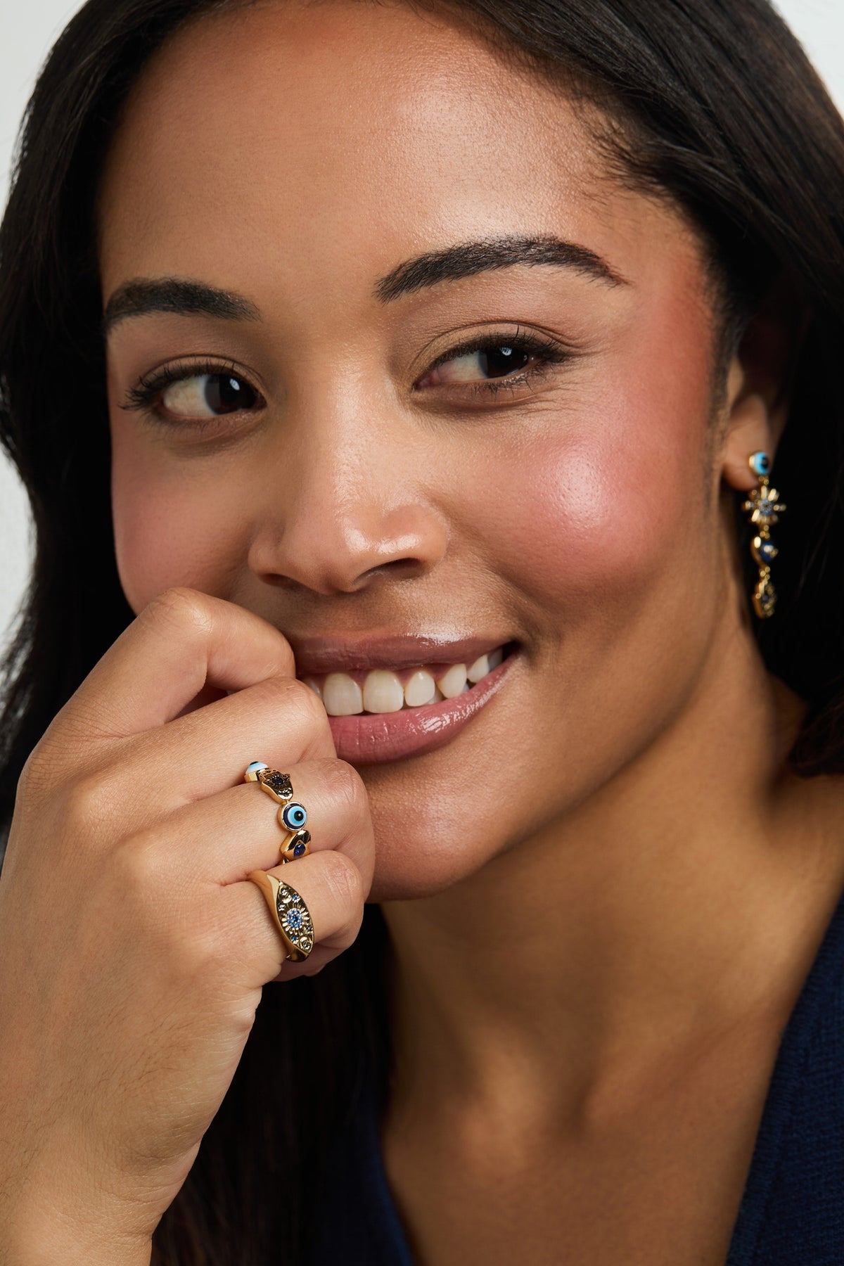 Alex and Ani SOM - Evil Eye Signet Ring