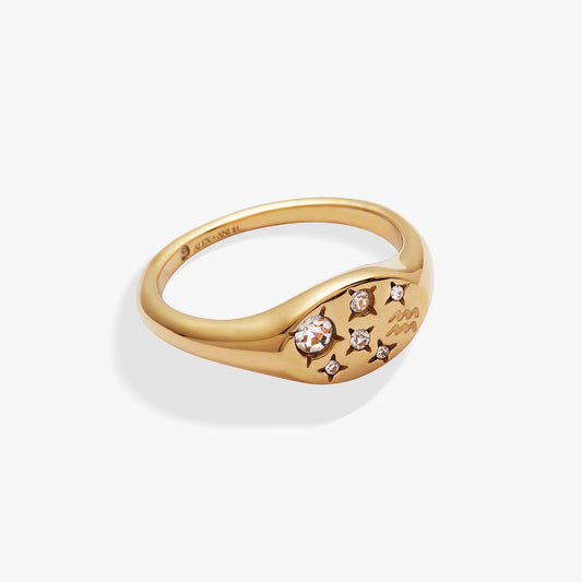 Alex and Ani Aquarius Zodiac Ring