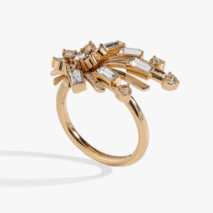Alex and Ani Festive Sparkle Statement Ring