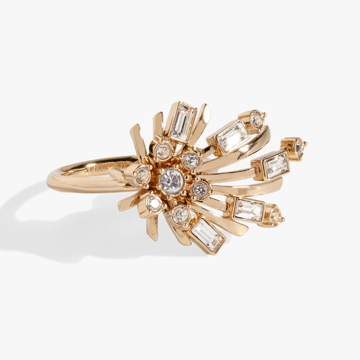 Alex and Ani Festive Sparkle Statement Ring