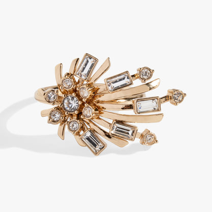 Alex and Ani Festive Sparkle Statement Ring