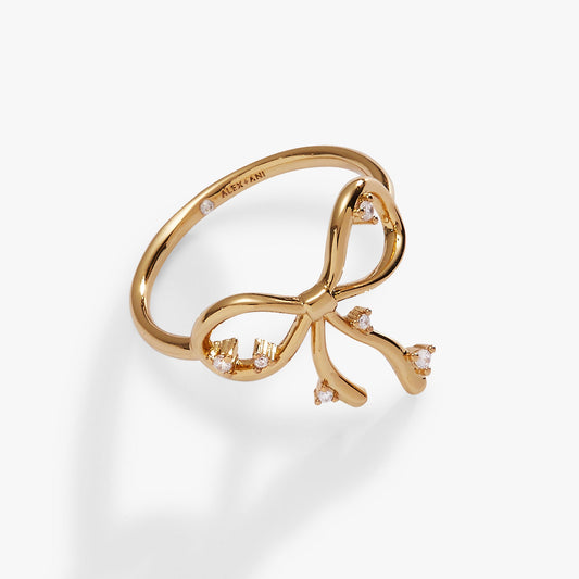 Alex and Ani Coquette Bow Ring