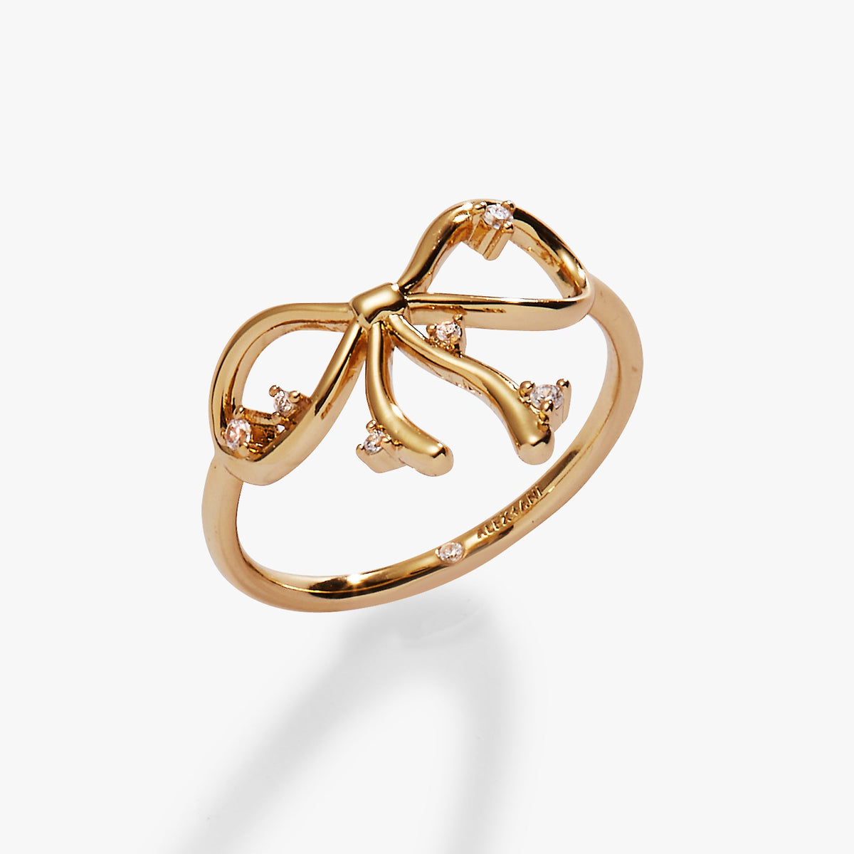 Alex and Ani Coquette Bow Ring