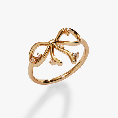 Alex and Ani Coquette Bow Ring