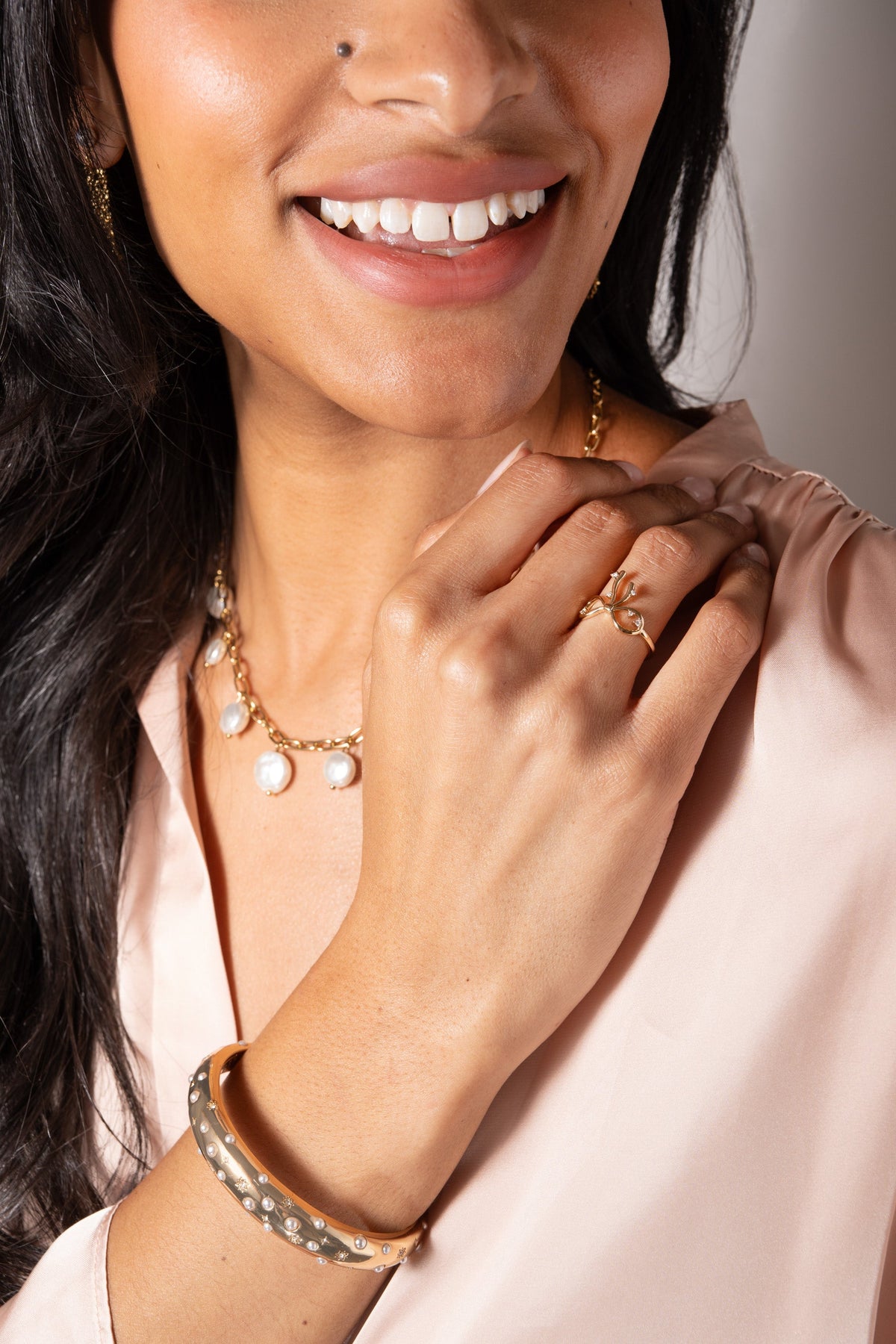 Alex and Ani Coquette Bow Ring