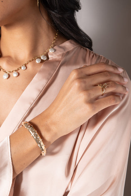 Alex and Ani Coquette Bow Ring