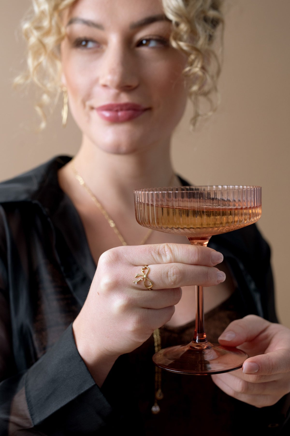 Alex and Ani Coquette Bow Ring