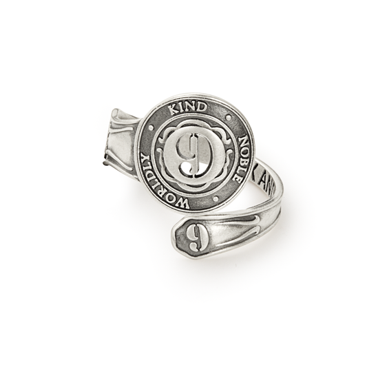 Alex and Ani Number 9 Spoon Ring - Alex and Ani
