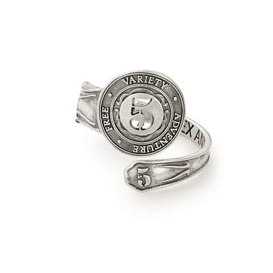 Alex and Ani Number 5 Spoon Ring - Alex and Ani