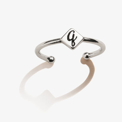 Alex and Ani Initial Q Ring, Adjustable - Alex and Ani