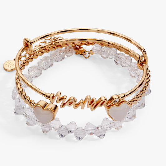 Alex and Ani Mama Bangle Set of 3