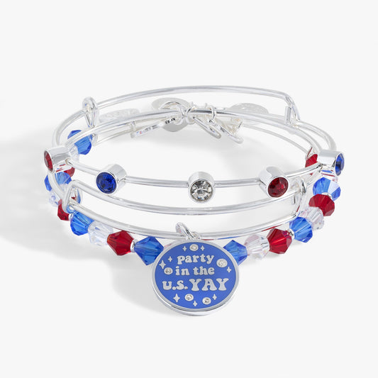 Alex and Ani Party in the U S Yay! Set of 3