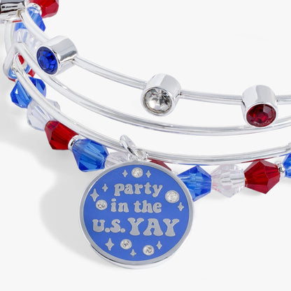 Alex and Ani Party in the U S Yay! Set of 3