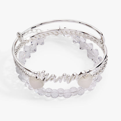 Alex and Ani Mama Bangle Set of 3