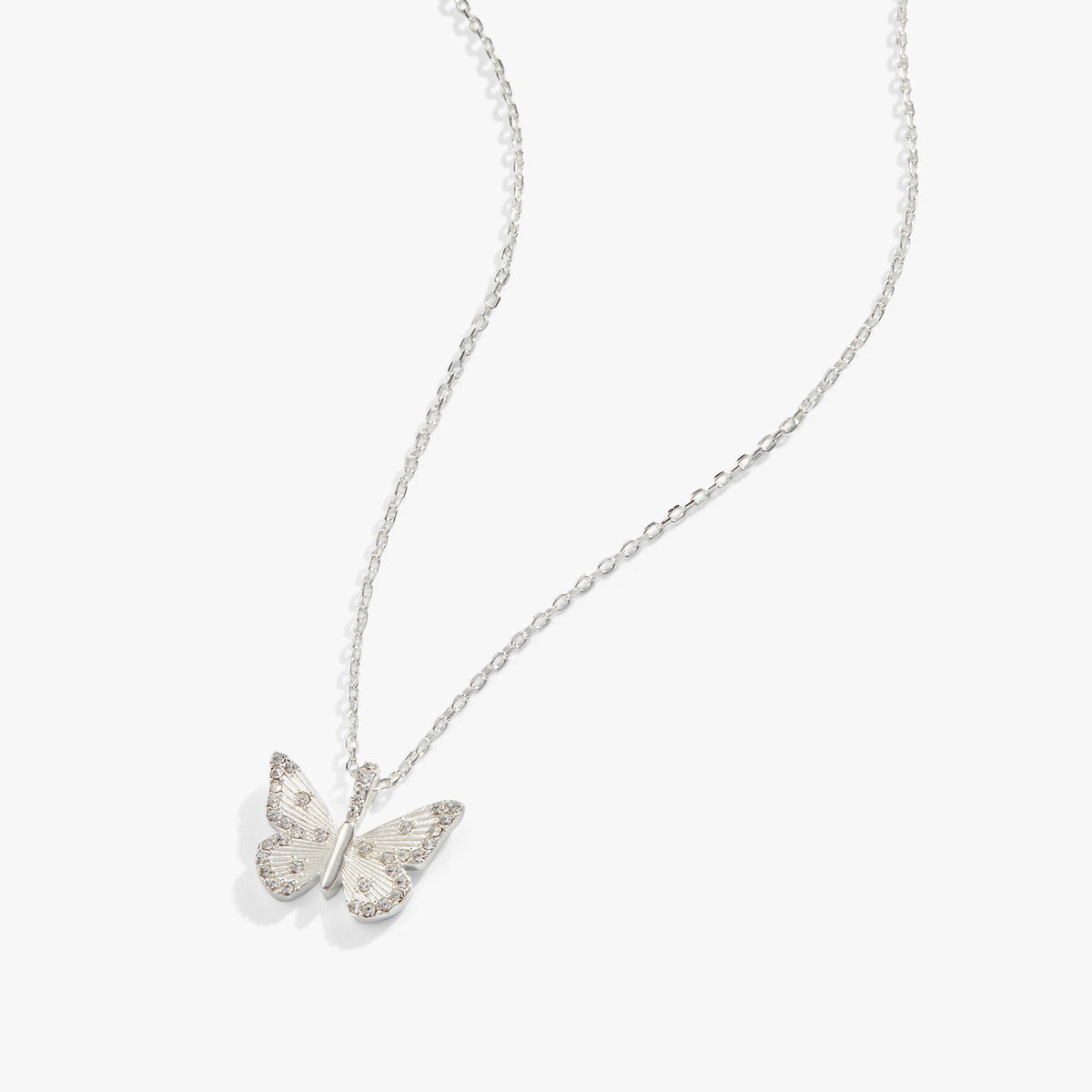 Alex and Ani Butterfly + Crystal Necklace, Adjustable
