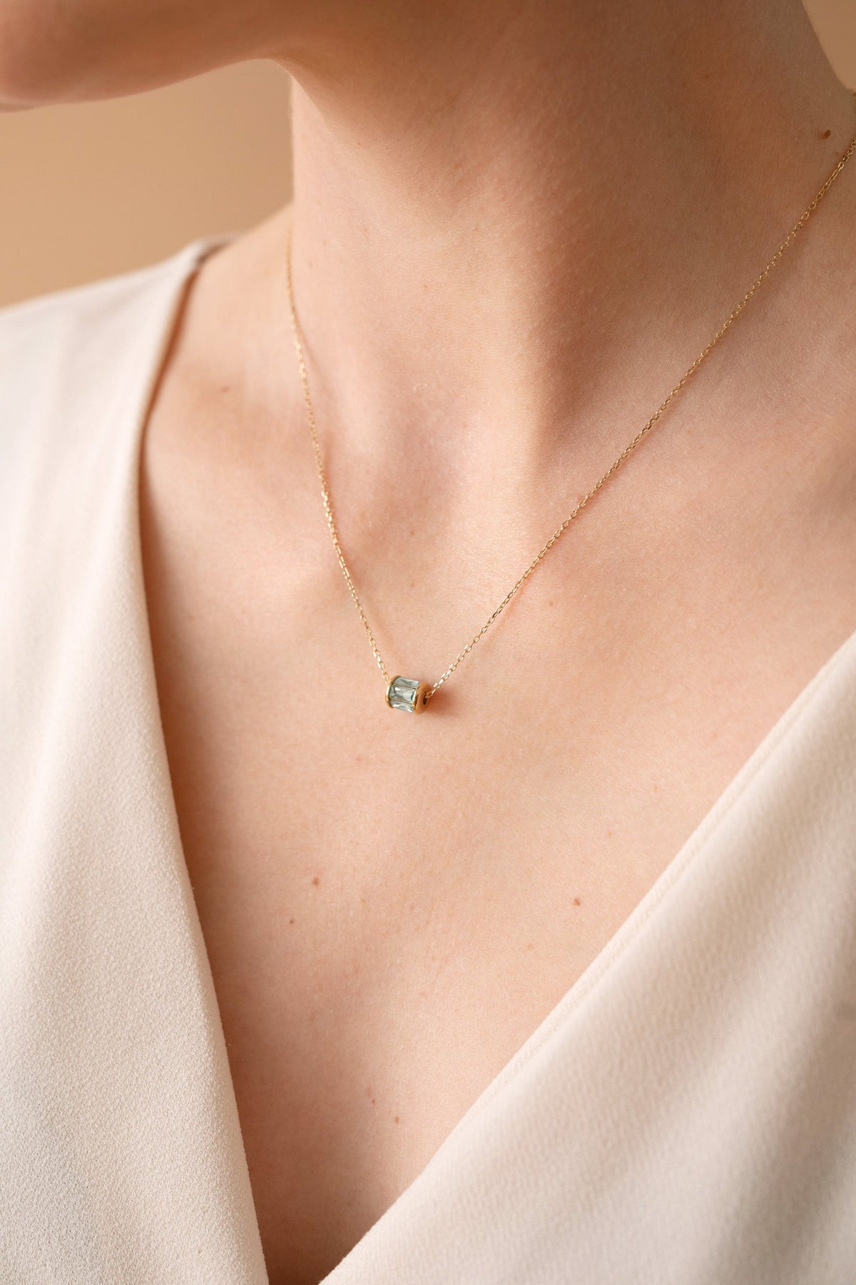 Alex and Ani March Birthstone Precious Pendant Necklace