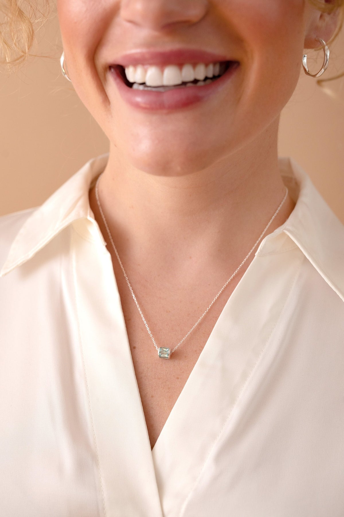 Alex and Ani March Birthstone Precious Pendant Necklace