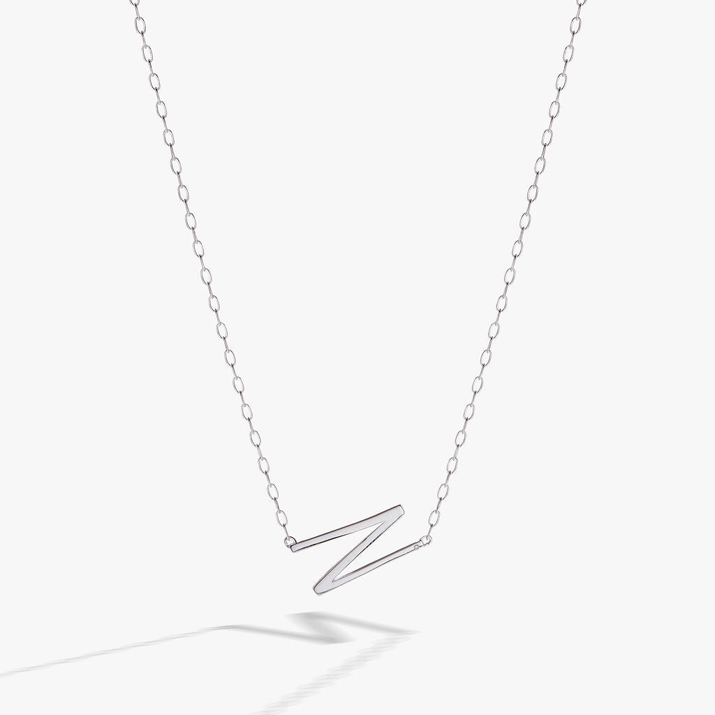 Alex and Ani Precious Elongated Initial Necklace N