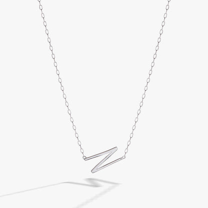 Alex and Ani Precious Elongated Initial Necklace N