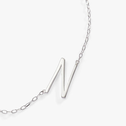 Alex and Ani Precious Elongated Initial Necklace N