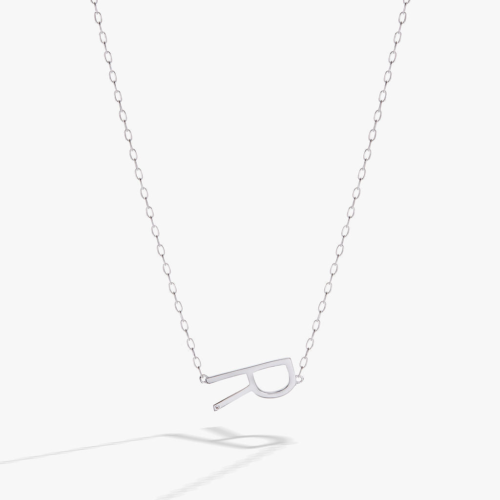 Alex and Ani Precious Elongated Initial Necklace R