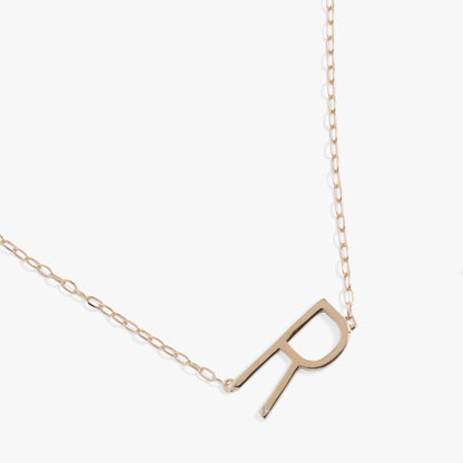 Alex and Ani Precious Elongated Initial Necklace R