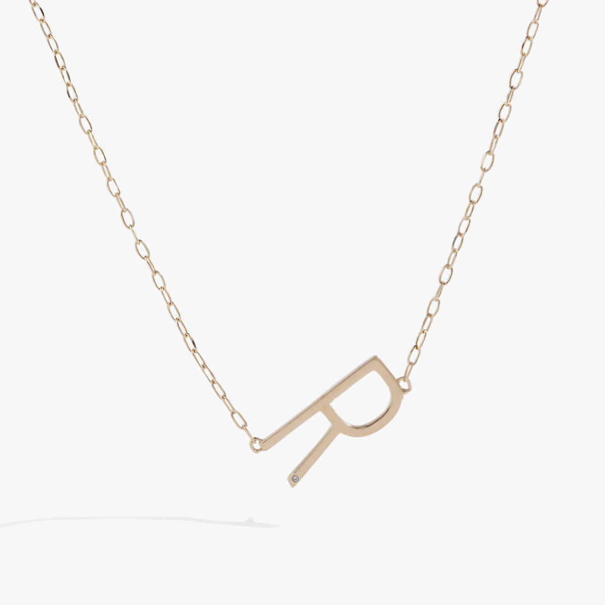 Alex and Ani Precious Elongated Initial Necklace R