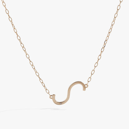 Alex and Ani Precious Elongated Initial Necklace S