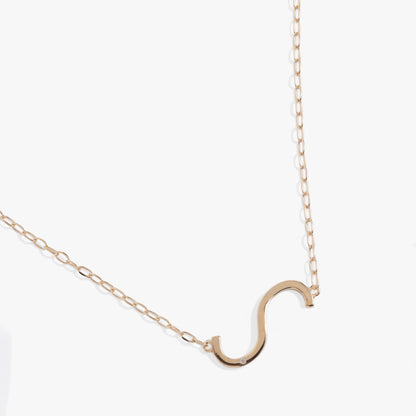 Alex and Ani Precious Elongated Initial Necklace S