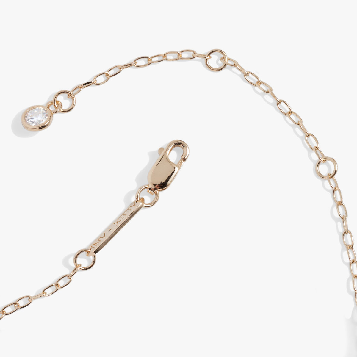 Alex and Ani Precious Elongated Initial Necklace S