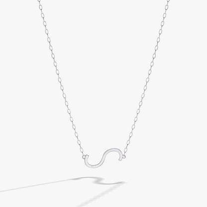 Alex and Ani Precious Elongated Initial Necklace S