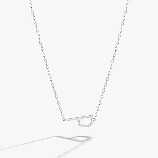Alex and Ani Precious Elongated Initial Necklace P