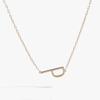 Alex and Ani Precious Elongated Initial Necklace P