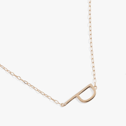 Alex and Ani Precious Elongated Initial Necklace P